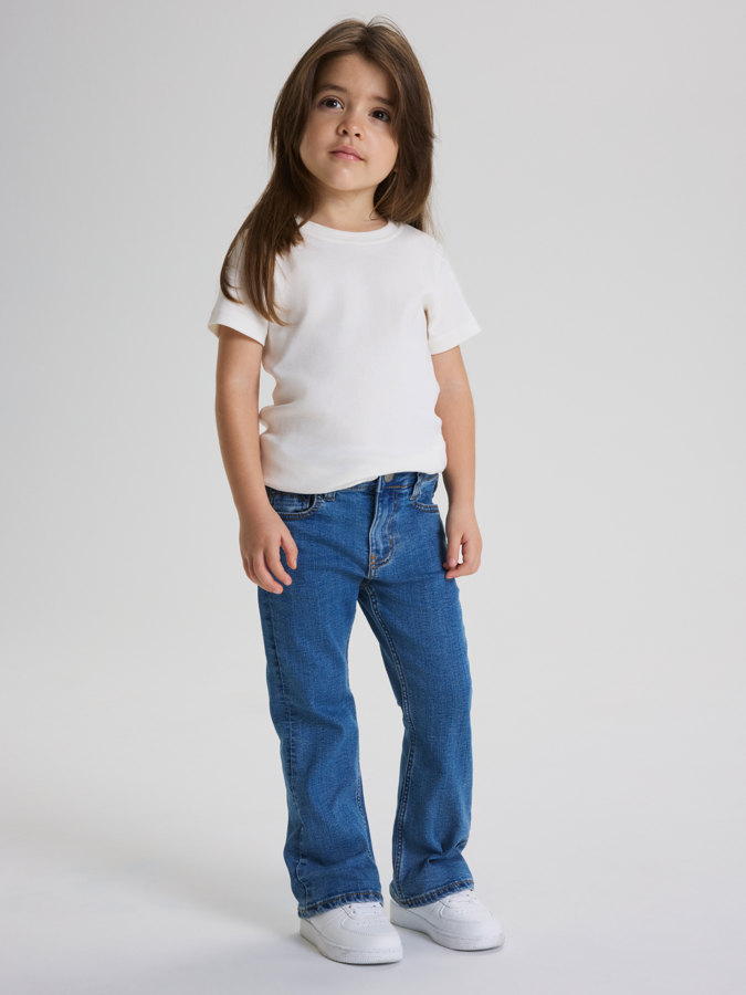 HARPER Utsvängda jeans