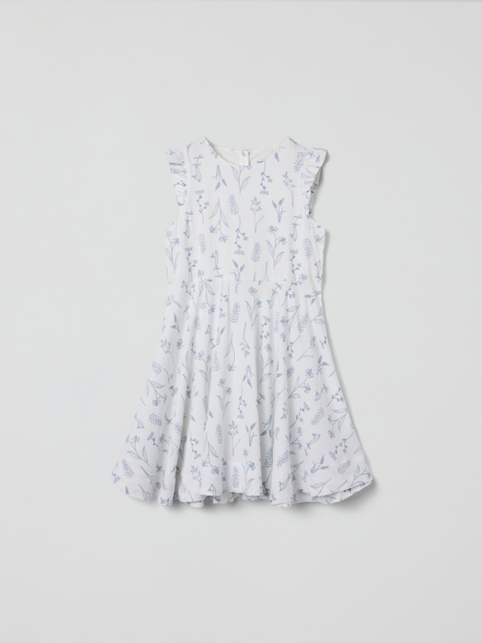 Kortärmad snurrklänning blommor Kortärmad snurrklänning blommor