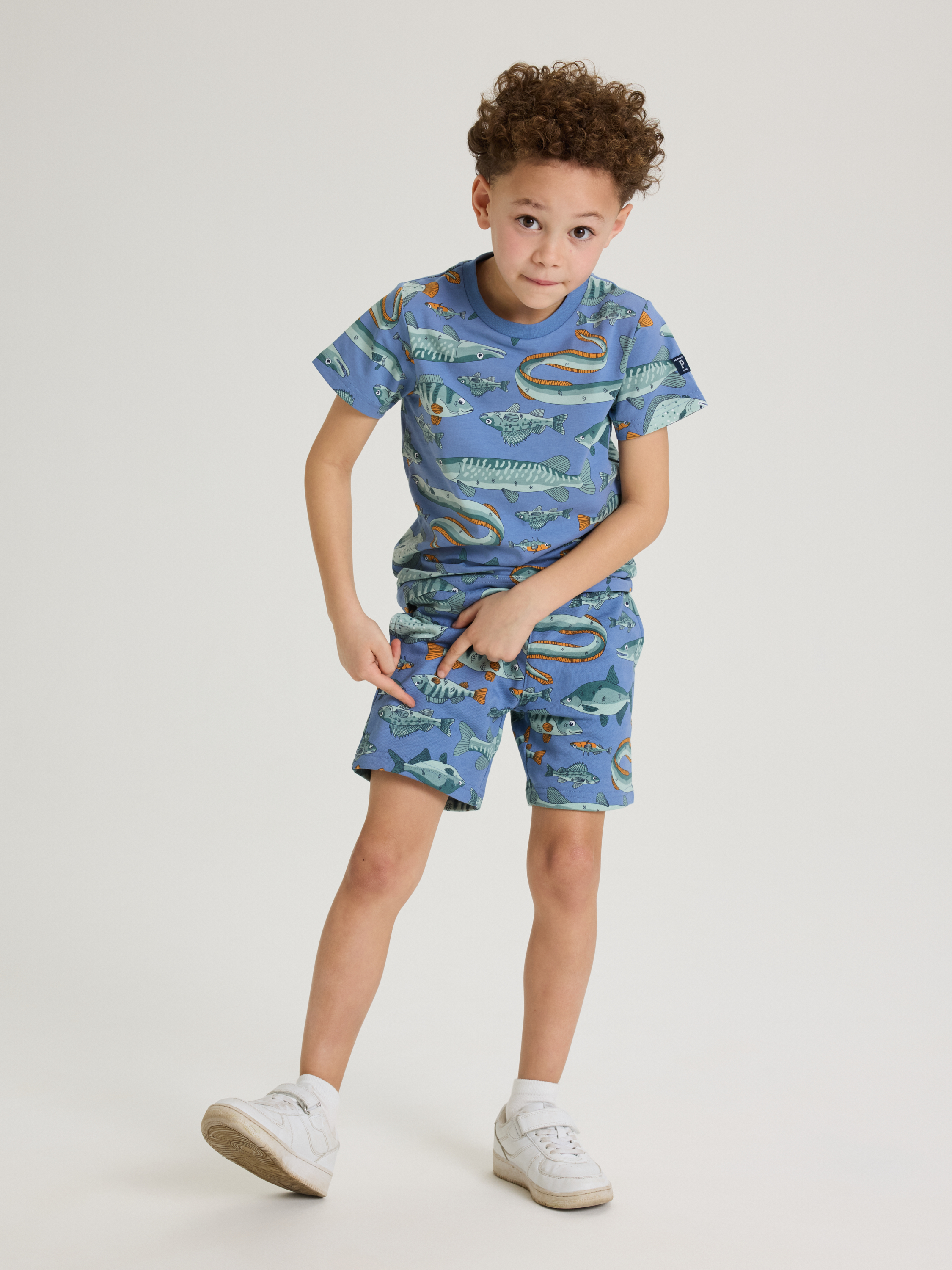 Sweatshirtshorts fiskar