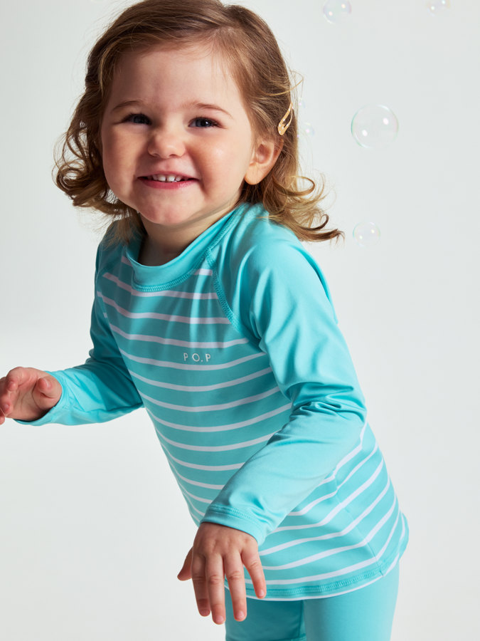 Långärmad UV-tröja randig Långärmad UV-tröja randig