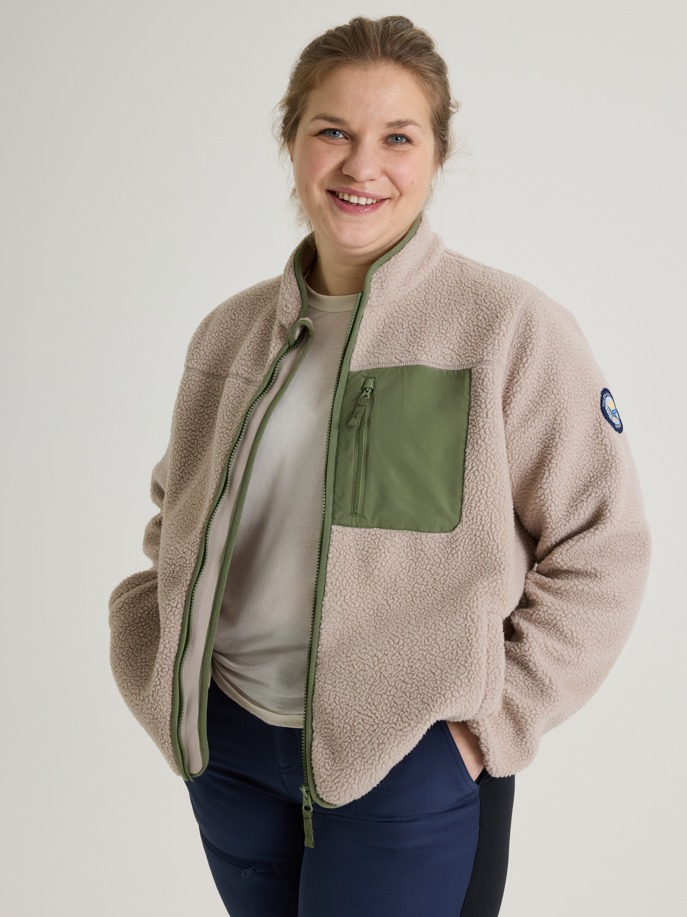 Pilefleecejacka vuxen | barnklader - ytterklader - jackor | BabyMode