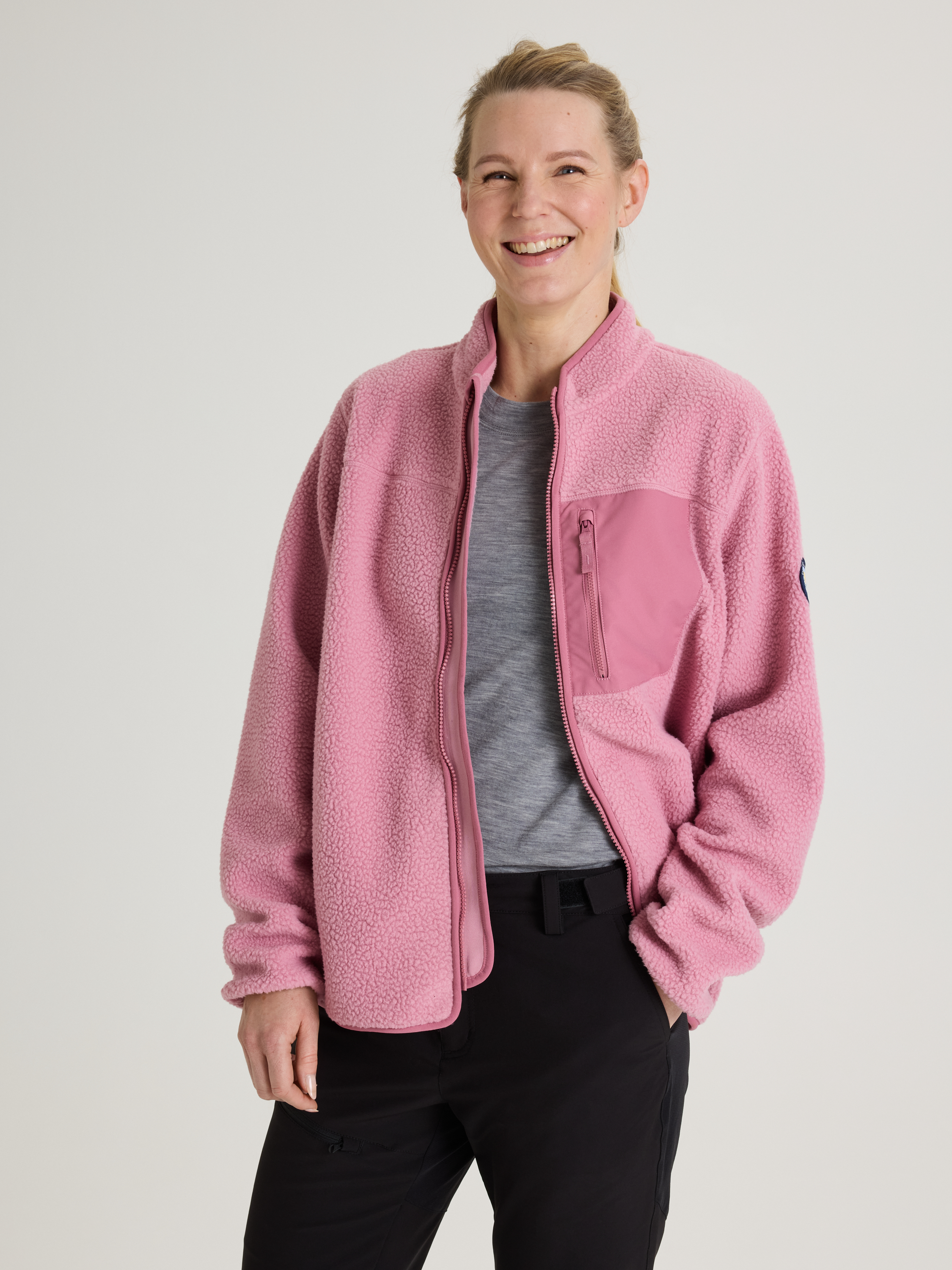 Pilefleecejacka vuxen | barnklader - ytterklader - jackor | BabyMode