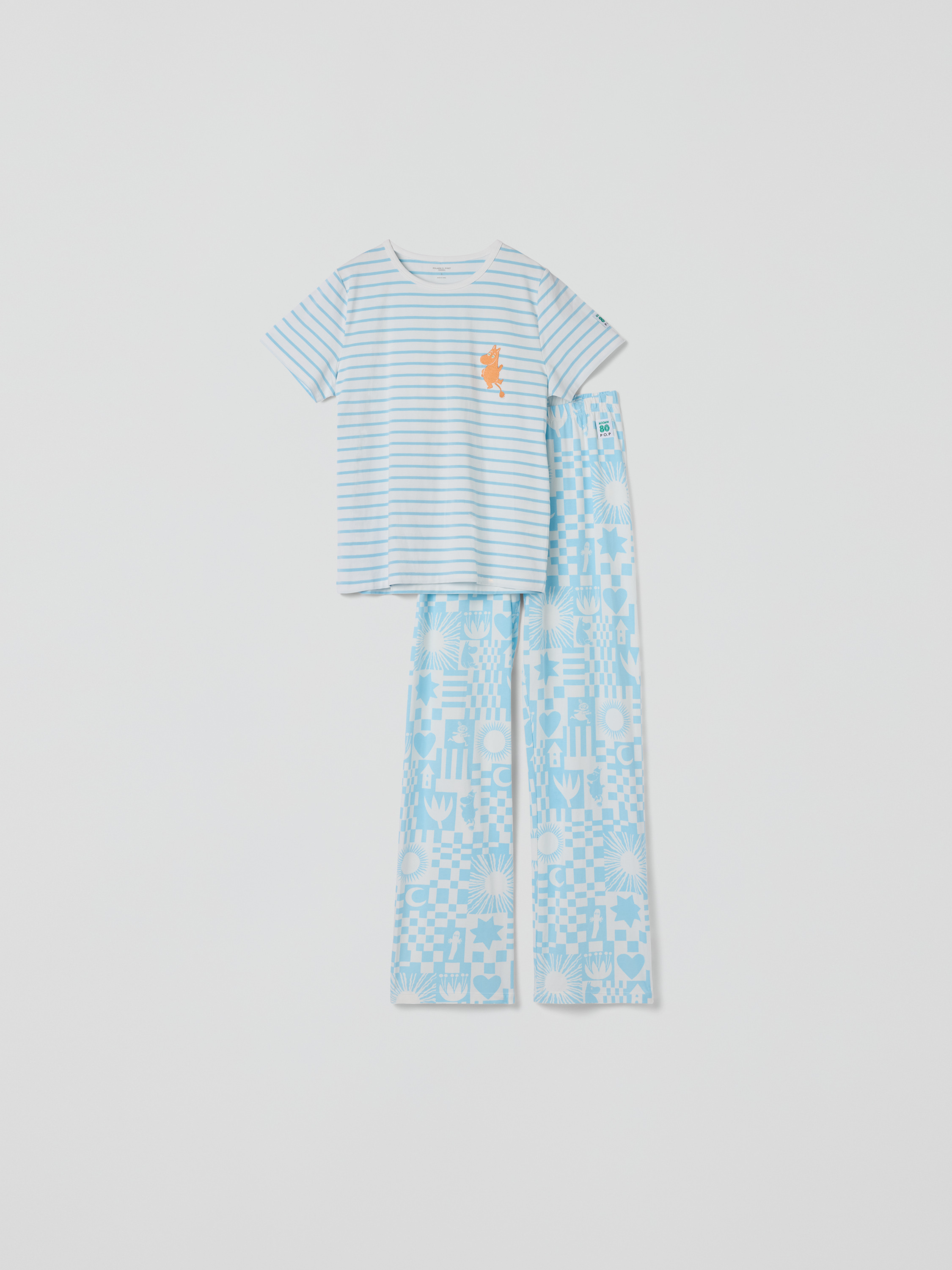 Läs mer om Kortärmad vuxen pyjamas Mumin