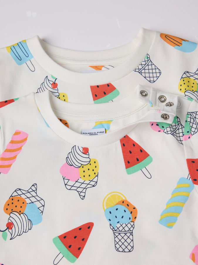 T-shirt glassar