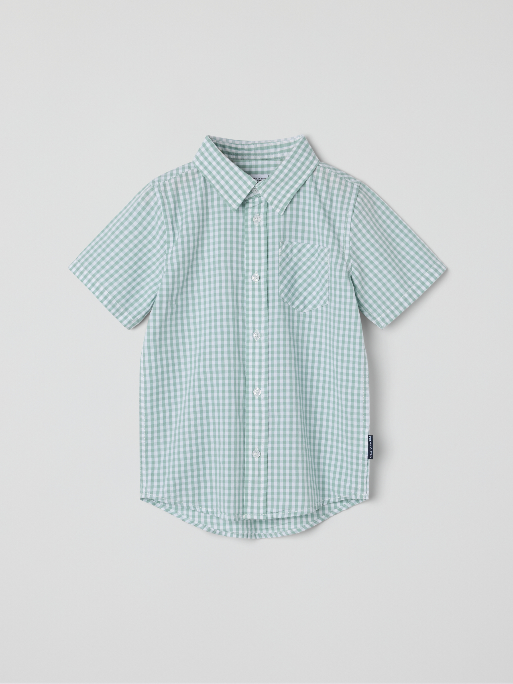 Kortärmad skjorta rutig