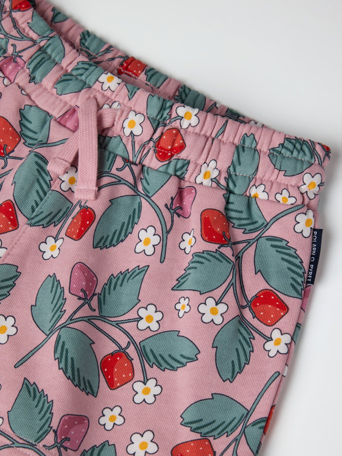 Sweatshirt shorts jordgubbar