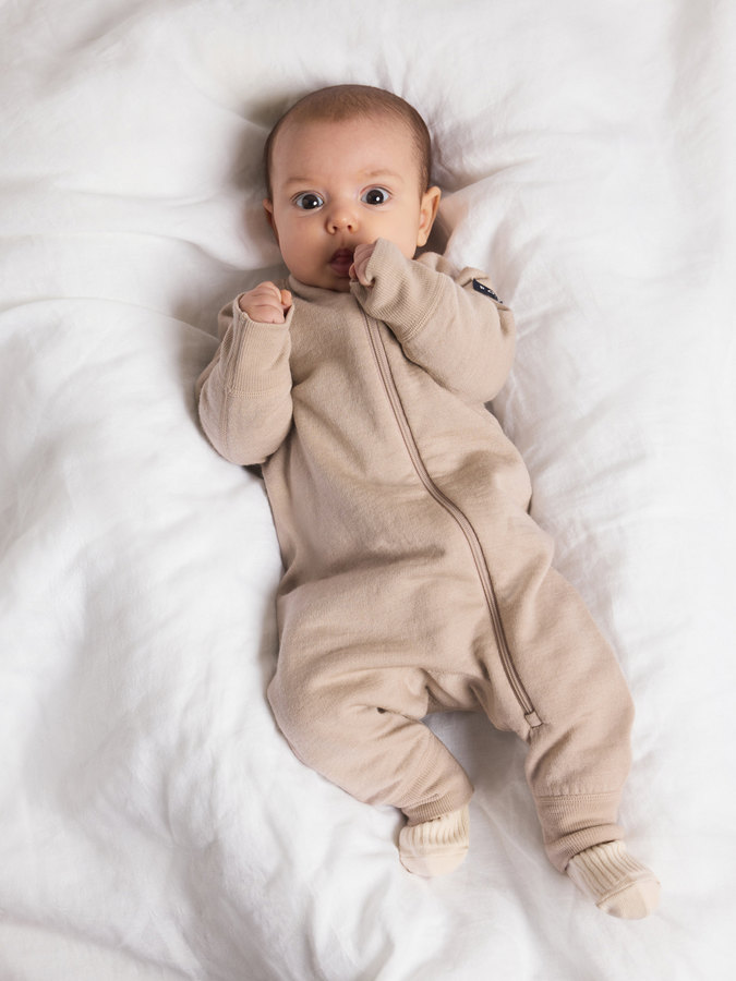Overall ullfrotté merino