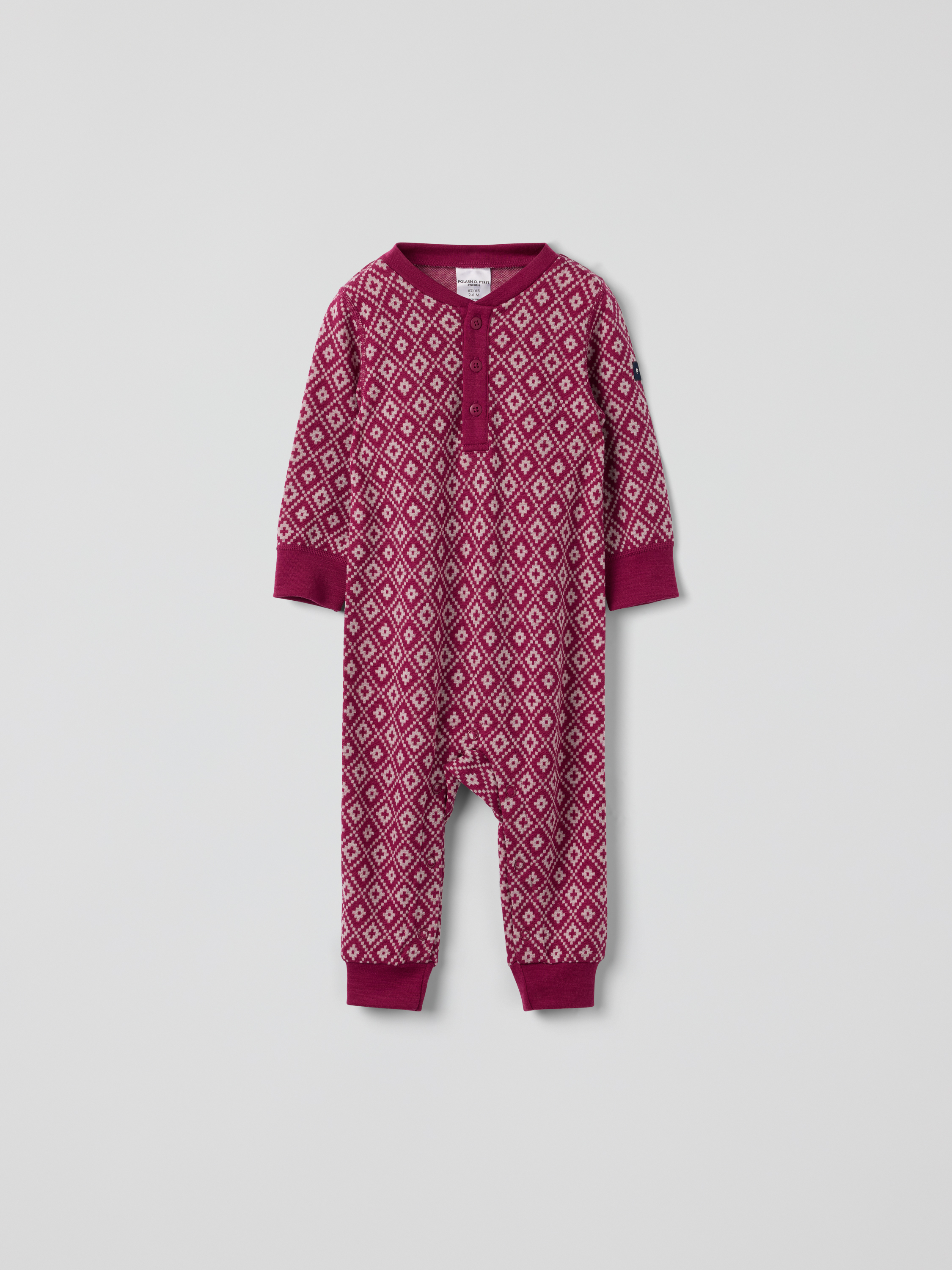 Overall merinoull jaquard | barnklader - ytterklader - vinterklader - understall | BabyMode