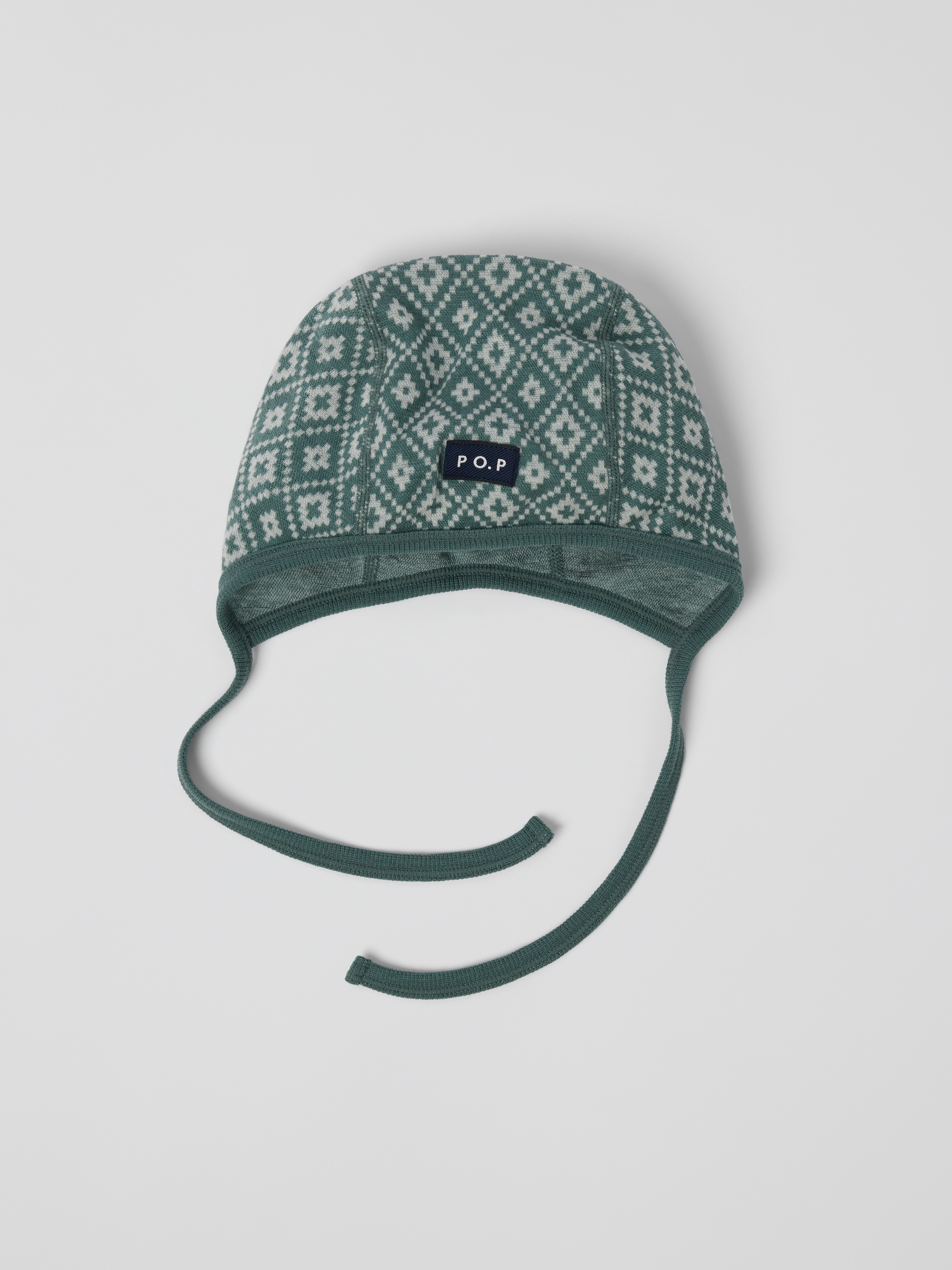 Hjälmmössa merinoull jaquard | barnklader - ytterklader - vinterklader - understall | BabyMode