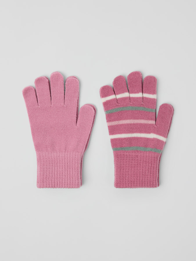 Stickade fingervantar 2-pack