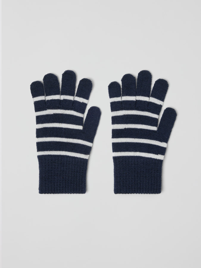 Stickade fingervantar ullmix Stickade fingervantar ullmix