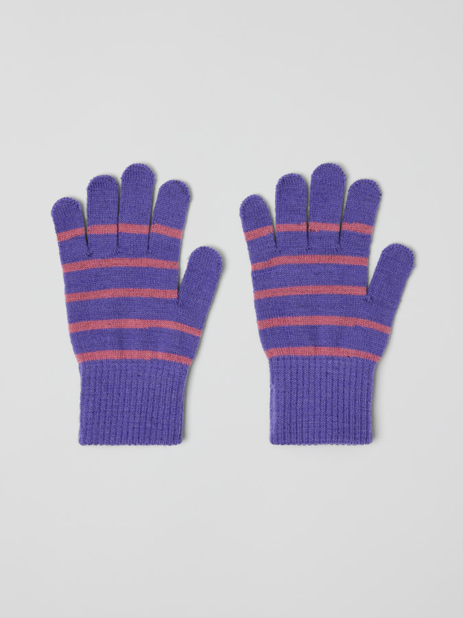 Stickade fingervantar ullmix