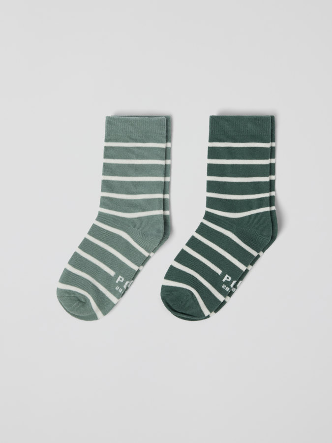 2-pack strumpor randiga