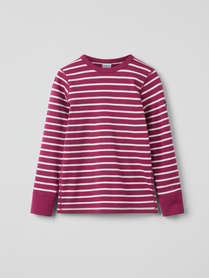 Långärmad t-shirt randig