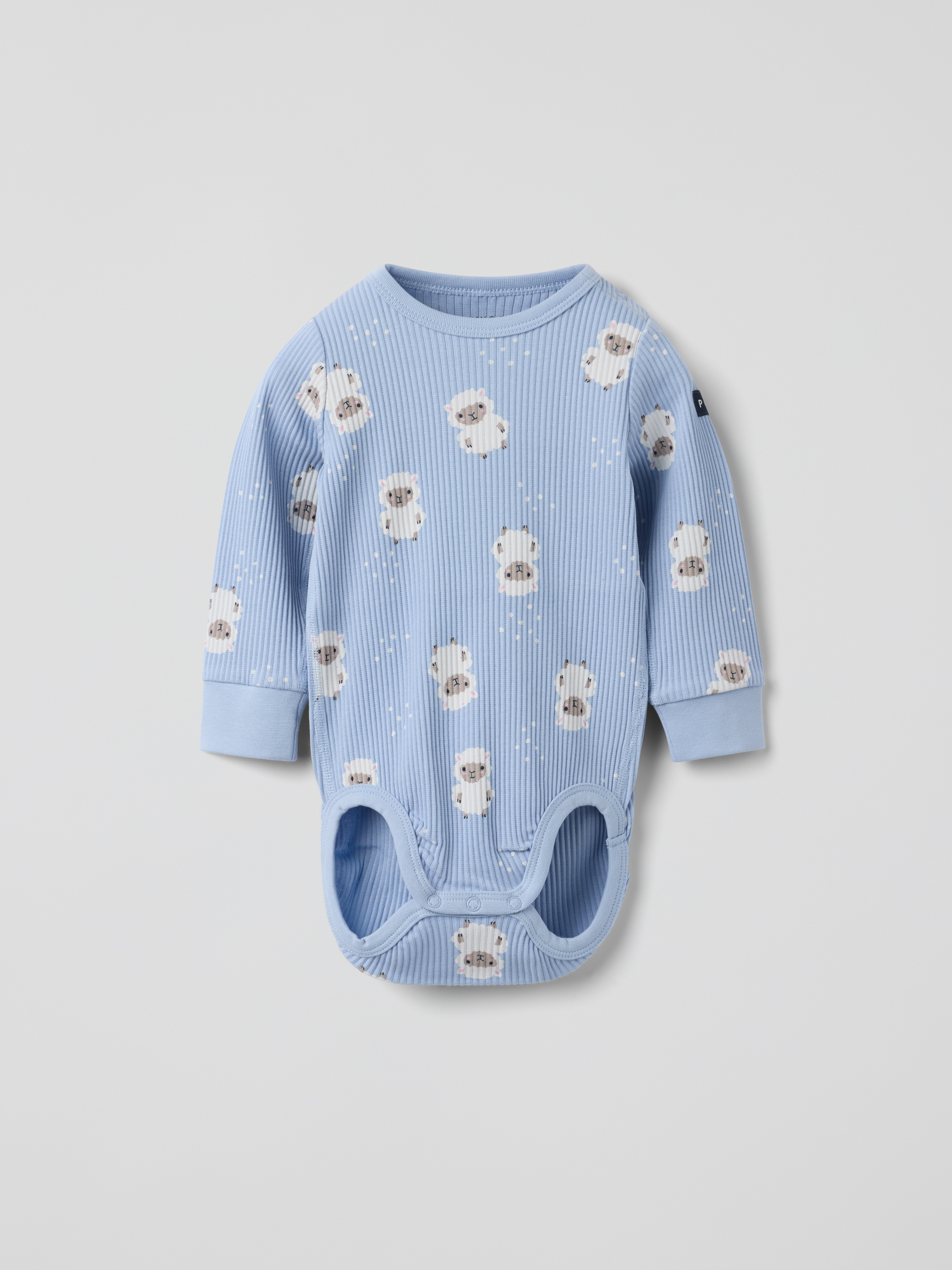Ribbad body lamm | barnklader - klader - bodys | BabyMode