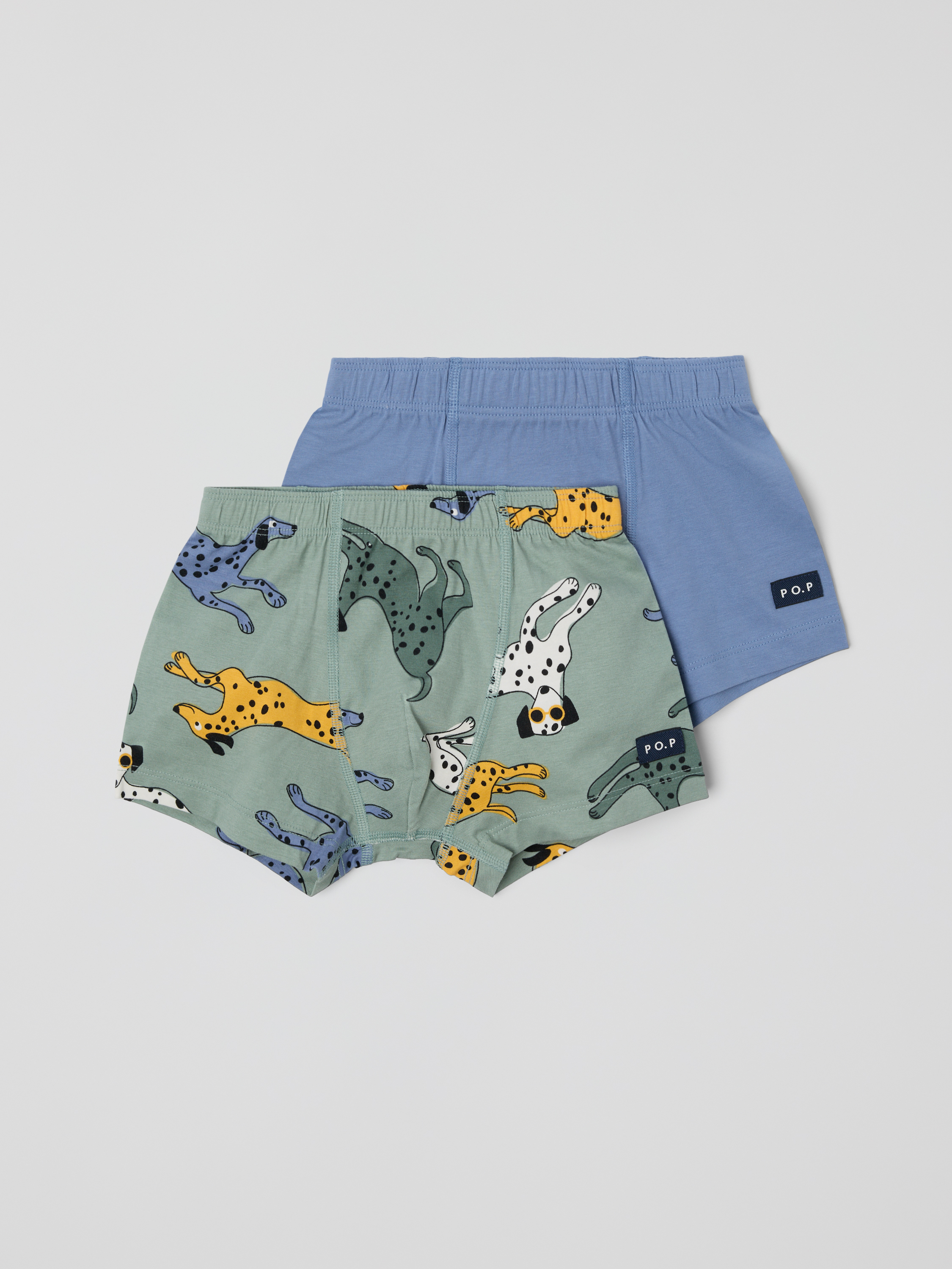2-pack boxershorts dalmatiner | barnklader - underklader - kalsonger-trosor | BabyMode