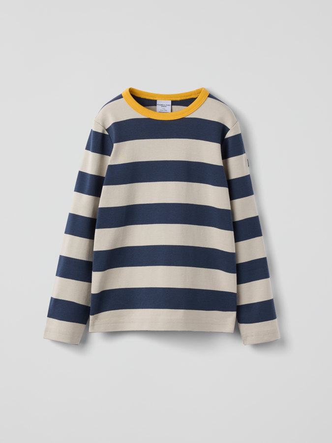 Långärmad t-shirt randig