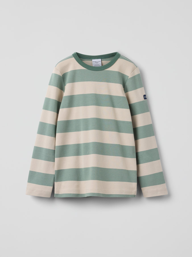 Långärmad t-shirt randig