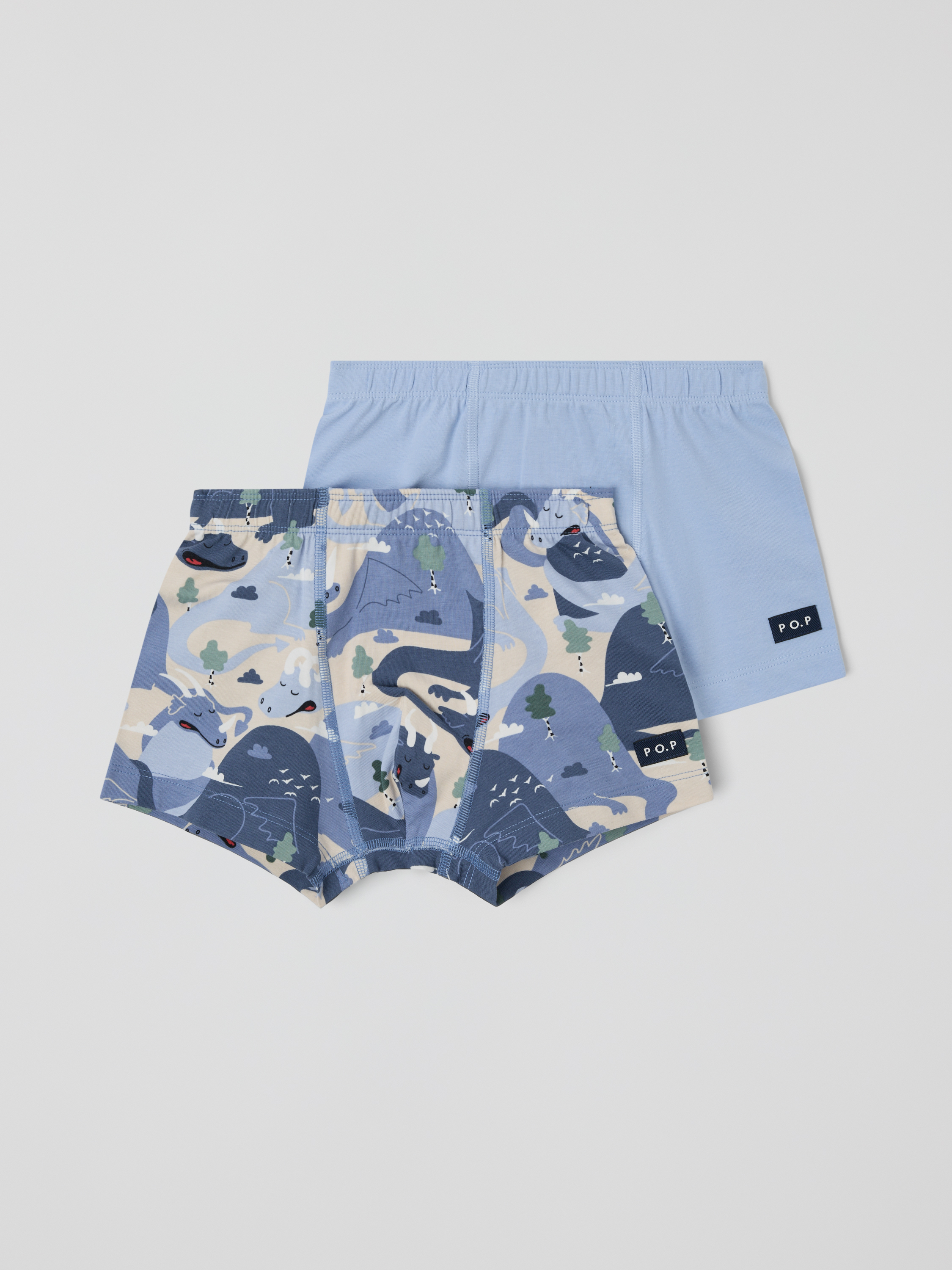 2-pack boxershorts drakar | barnklader - underklader - kalsonger-trosor | BabyMode