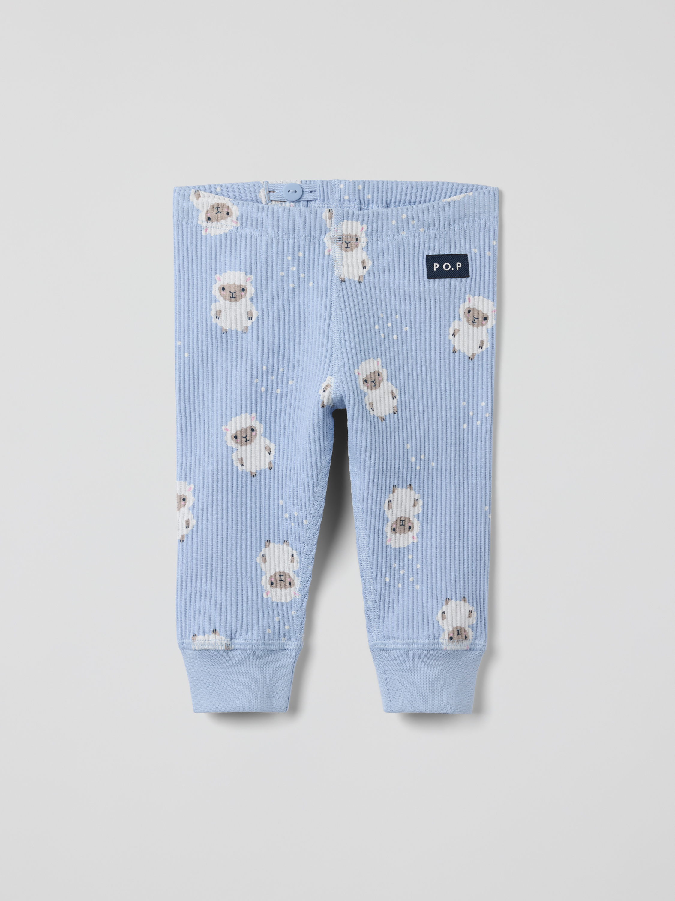 Ribbad byxa lamm | barnklader - klader - underdelar - byxor | BabyMode