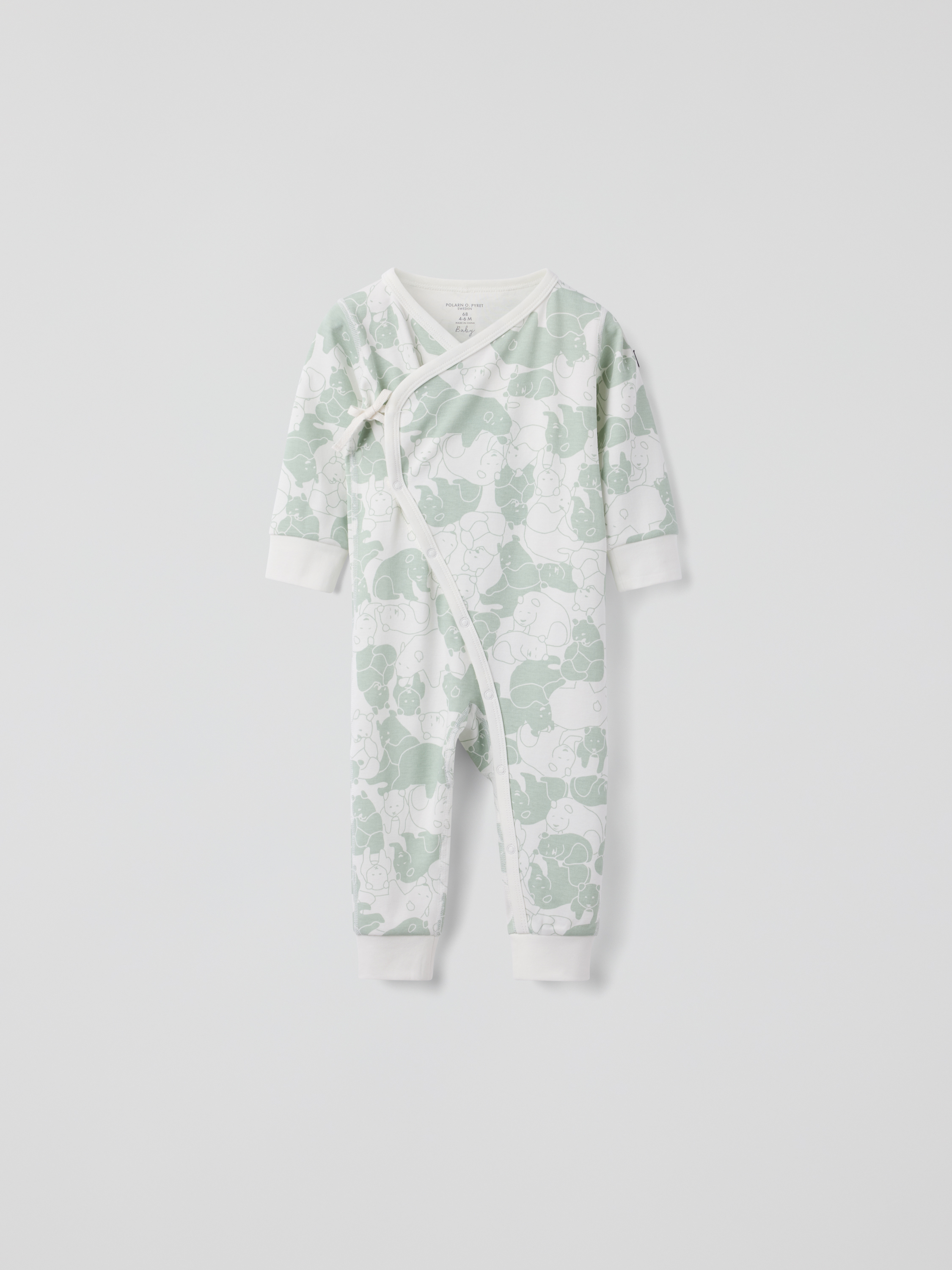 Omlottoverall björnar | barnklader - klader - sparkdrakt-overall | BabyMode