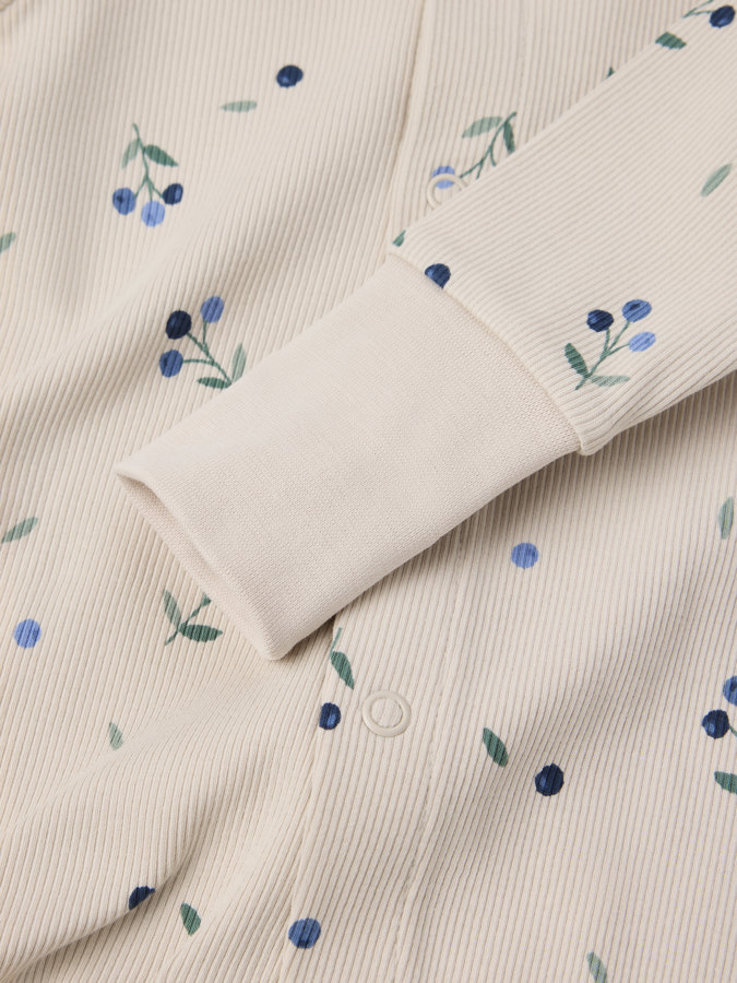 Pyjamasoverall blåbär