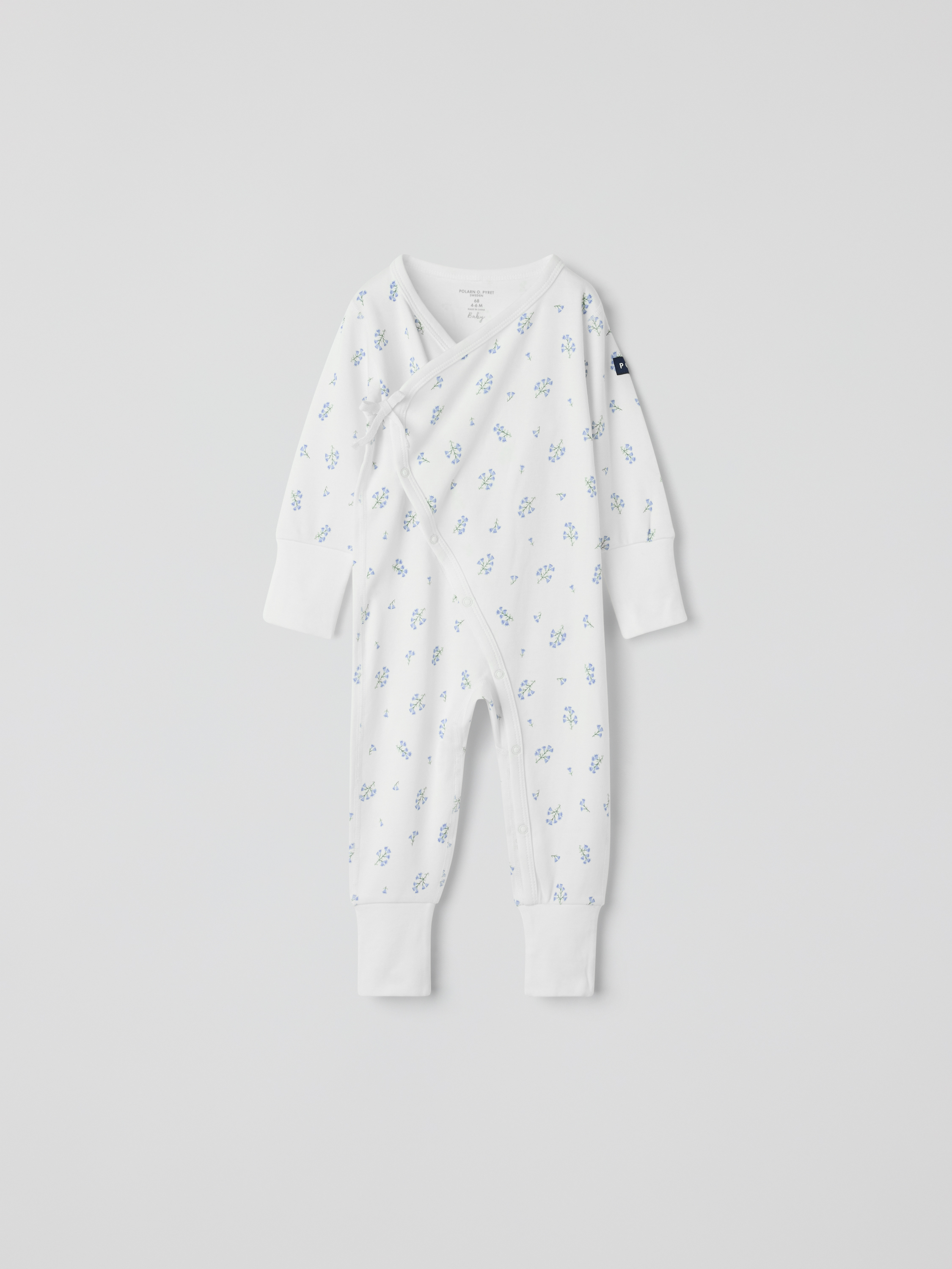Omlottoverall blommig | barnklader - klader - sparkdrakt-overall | BabyMode