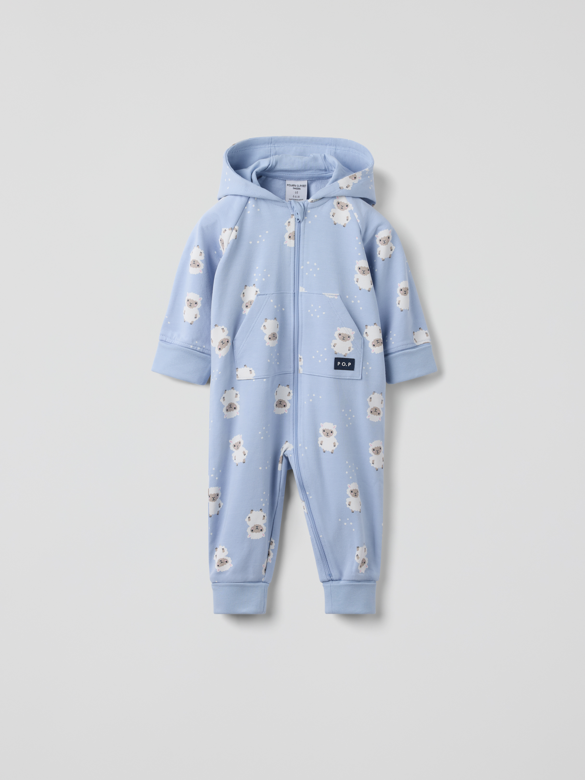 Sweatshirtoverall lamm | barnklader - klader - sparkdrakt-overall | BabyMode