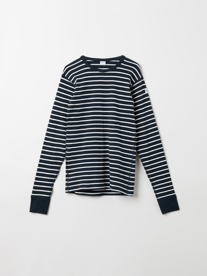 Långärmad t-shirt vuxen randig