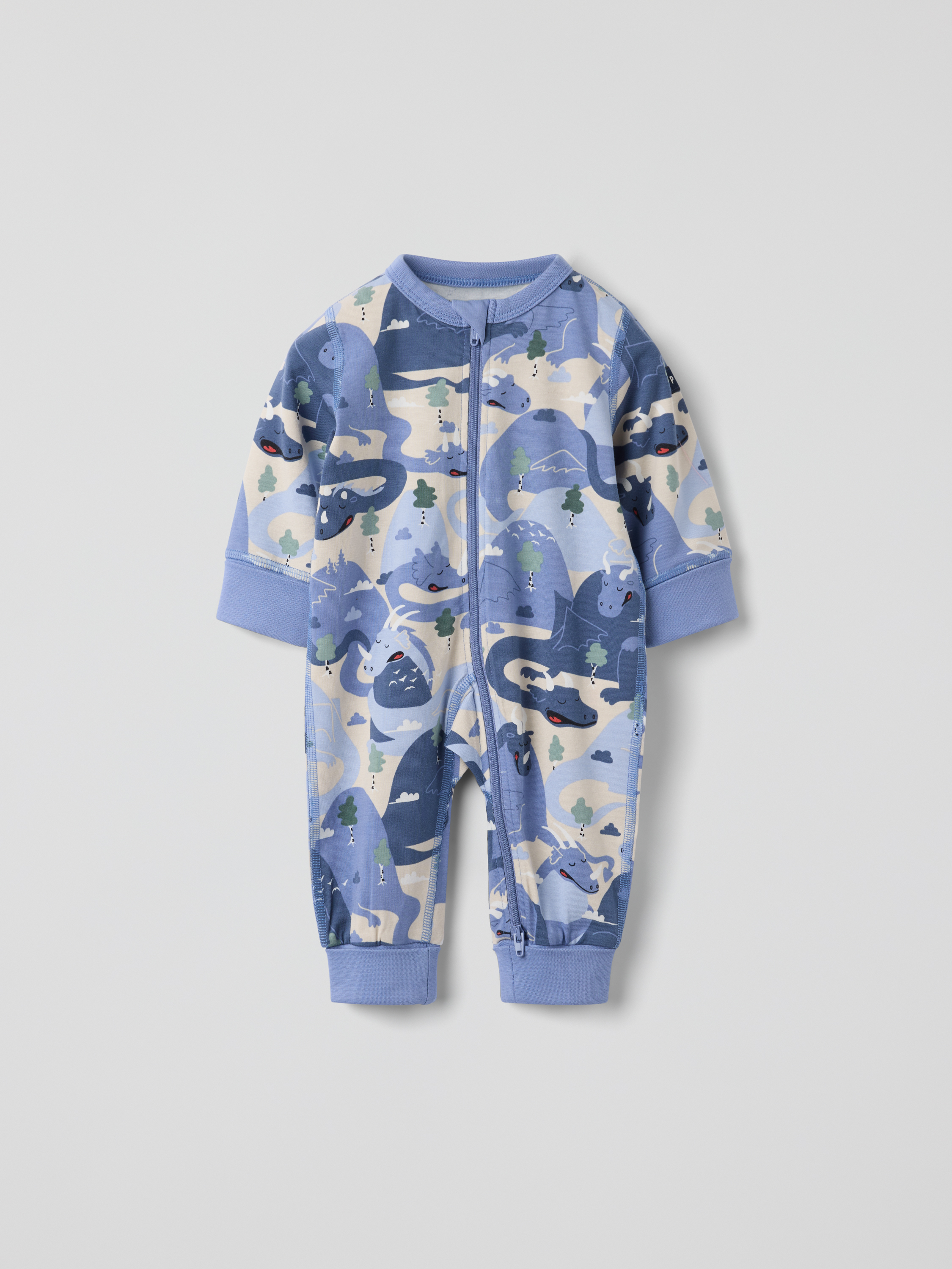 Pyjamasoverall drakar | barnklader - pyjamas-nattlinnen - pyjamas | BabyMode