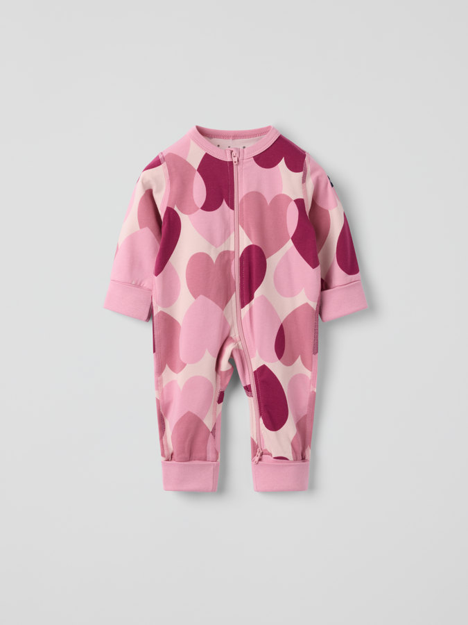 Pyjamasoverall hjärtan