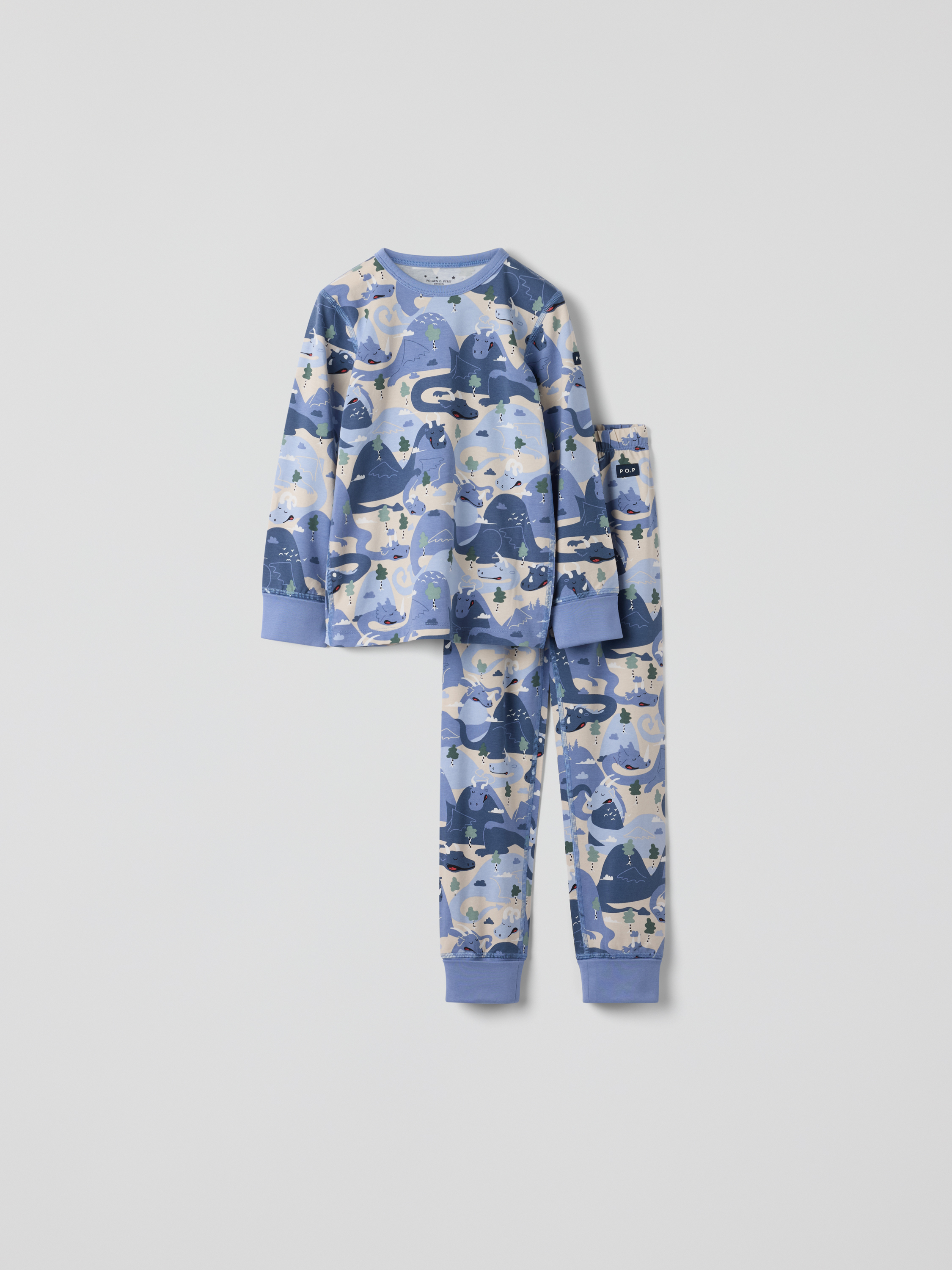 Pyjamas drakar | barnklader - pyjamas-nattlinnen - pyjamas | BabyMode