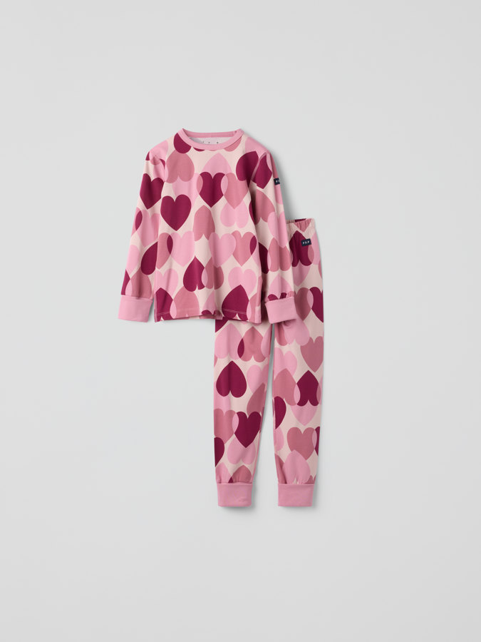 Pyjamas hjärtan
