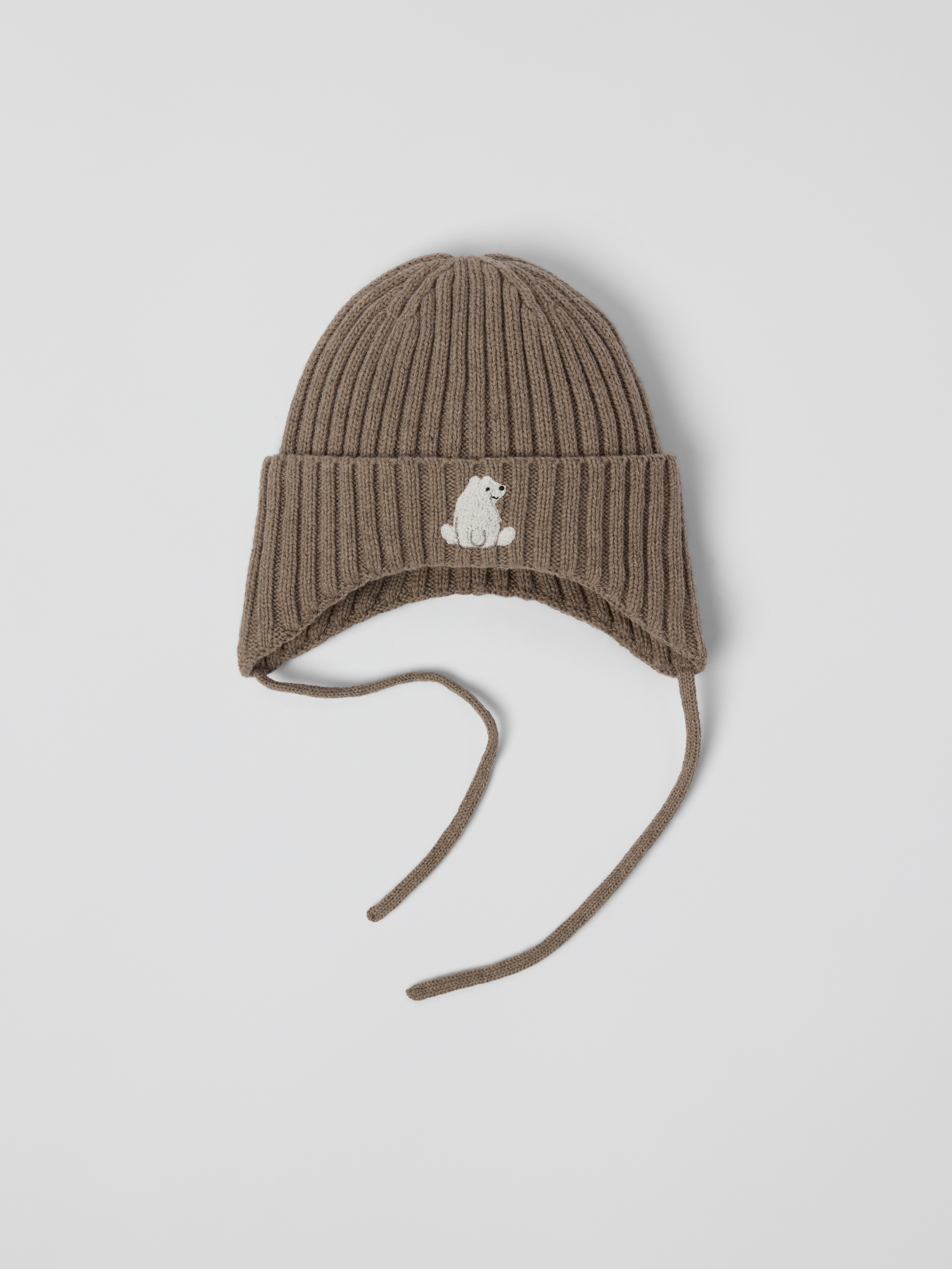 Ribbstickad mössa ullmix | barnklader - accessoarer - mossor | BabyMode