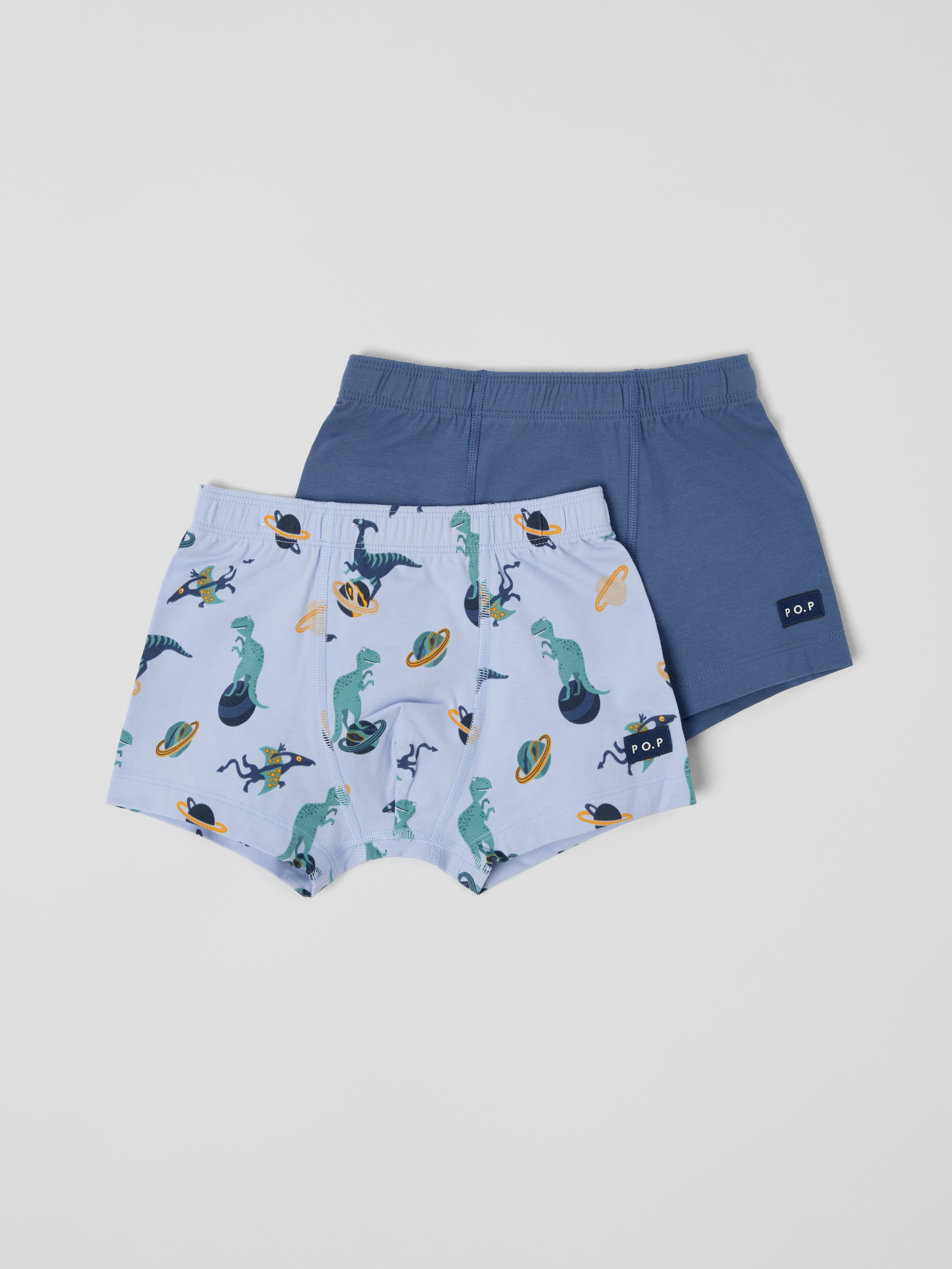 2-pack boxershorts dinosaurier | barnklader - underklader - kalsonger-trosor | BabyMode