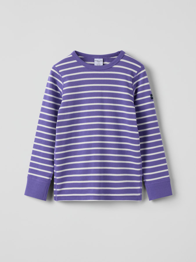 Långärmad t-shirt randig