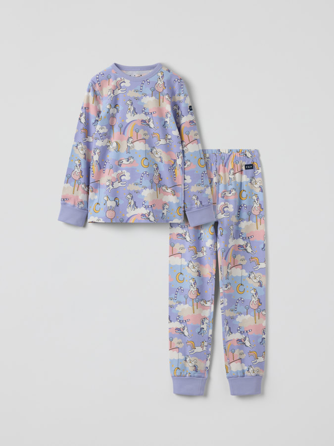 Pyjamas enhörningar