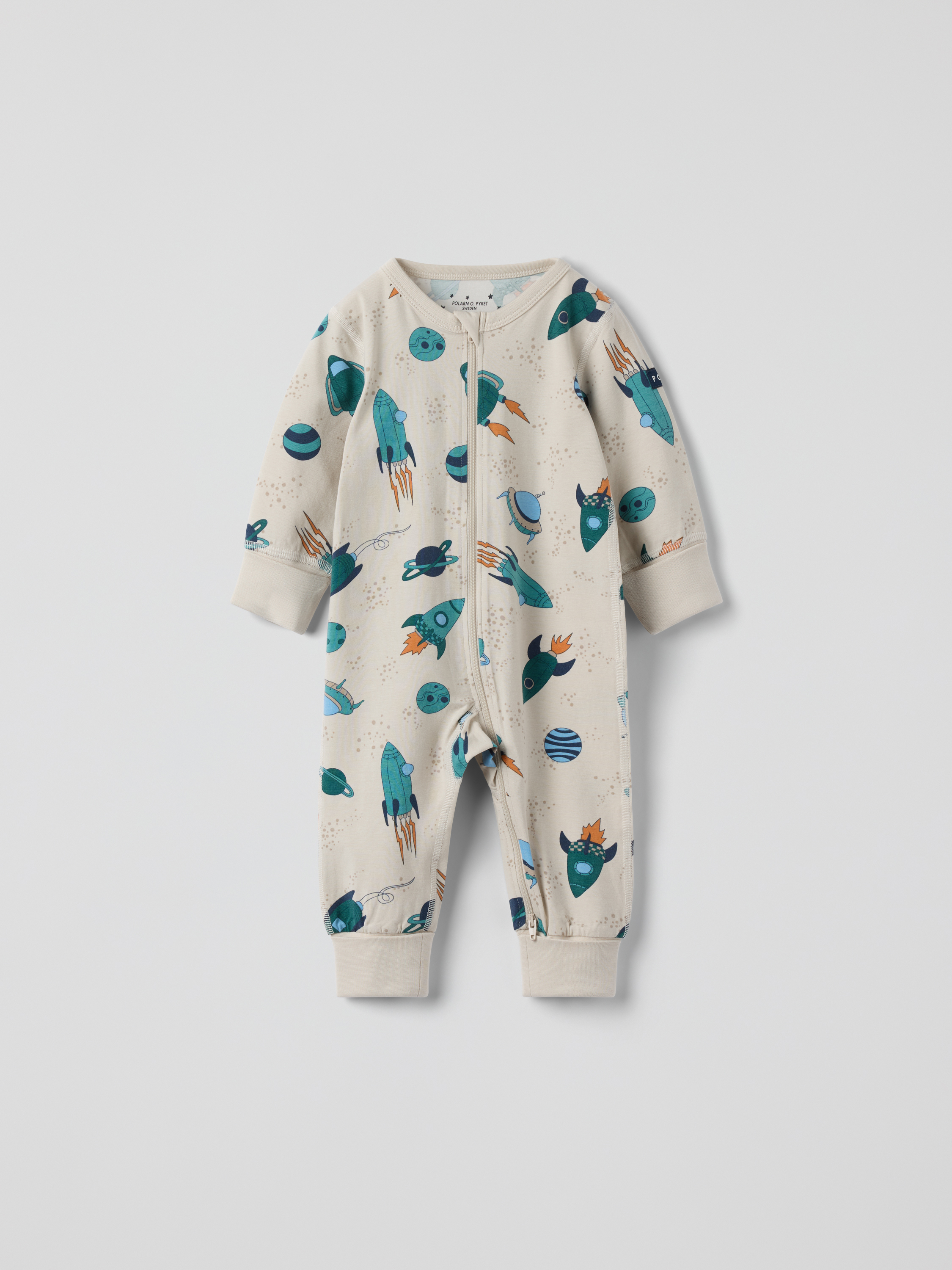 Pyjamasoverall rymdskepp | barnklader - pyjamas-nattlinnen - pyjamas | BabyMode