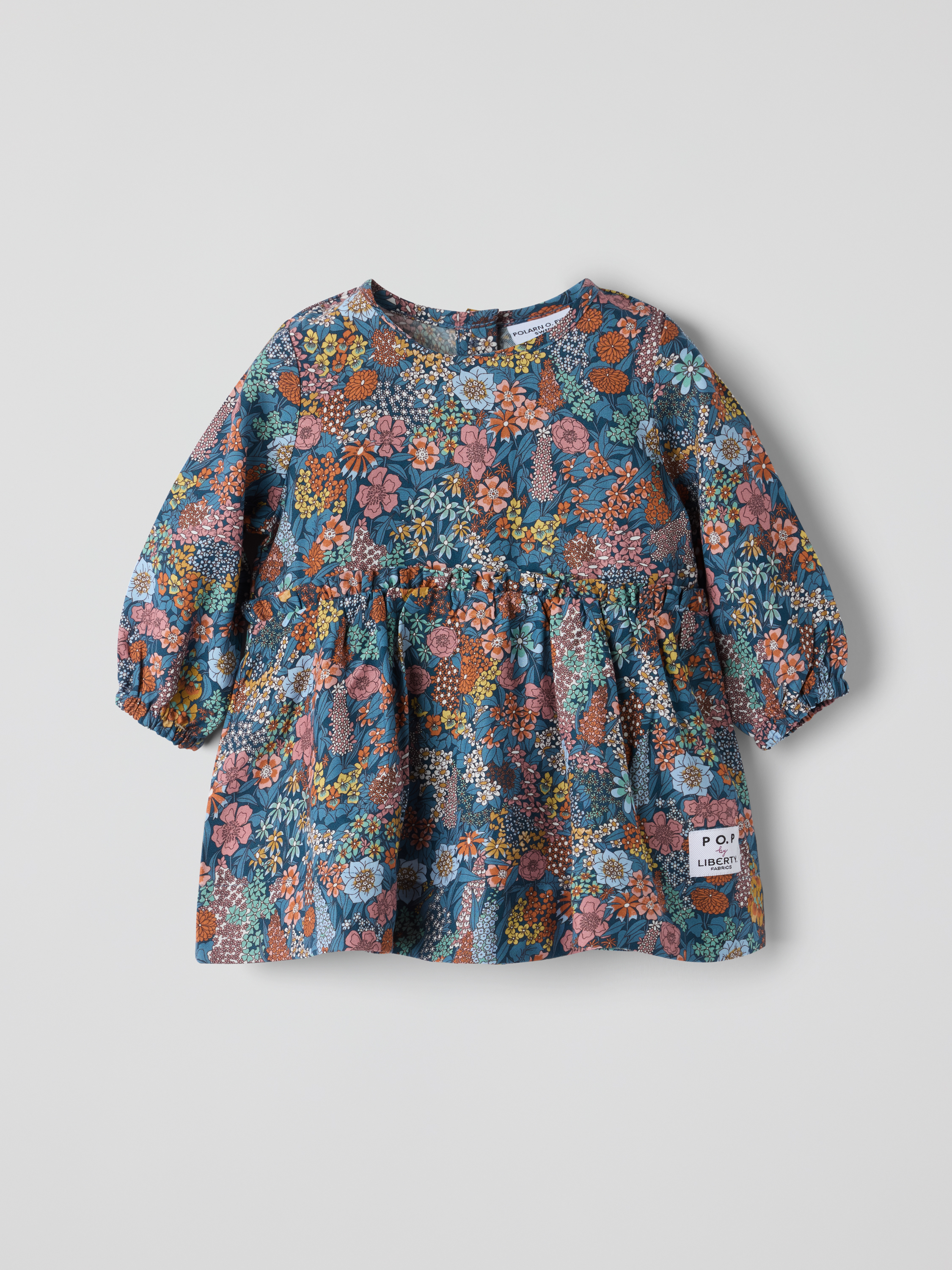 Långärmad klänning LIBERTY | barnklader - klader - klanningar | BabyMode