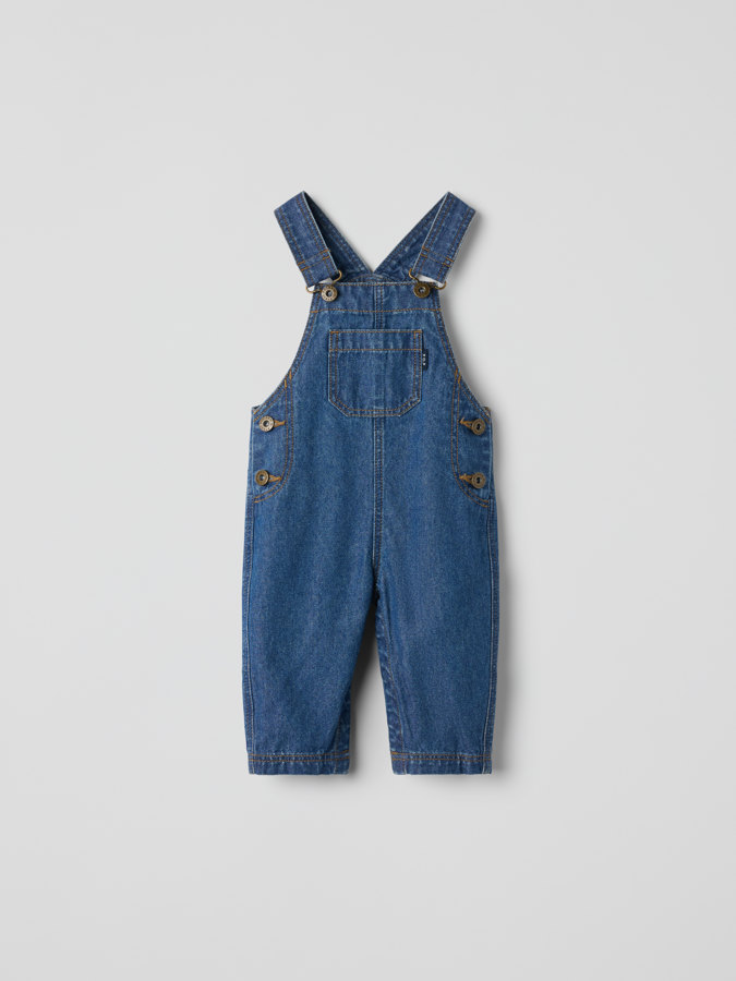 Hängselbyxa denim