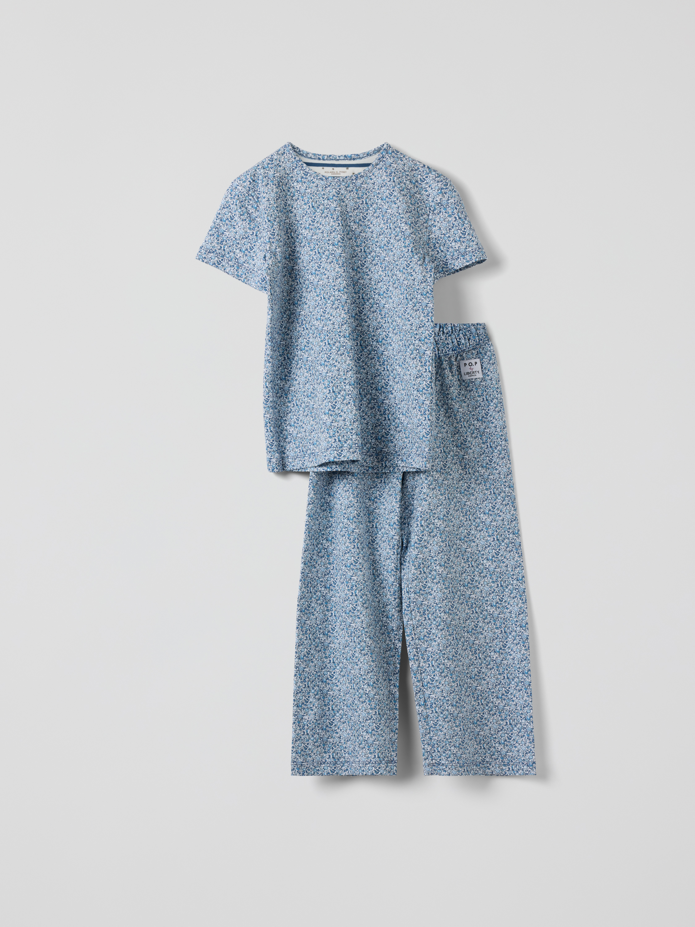 Kortärmad pyjamas LIBERTY | barnklader - pyjamas-nattlinnen - pyjamas | BabyMode