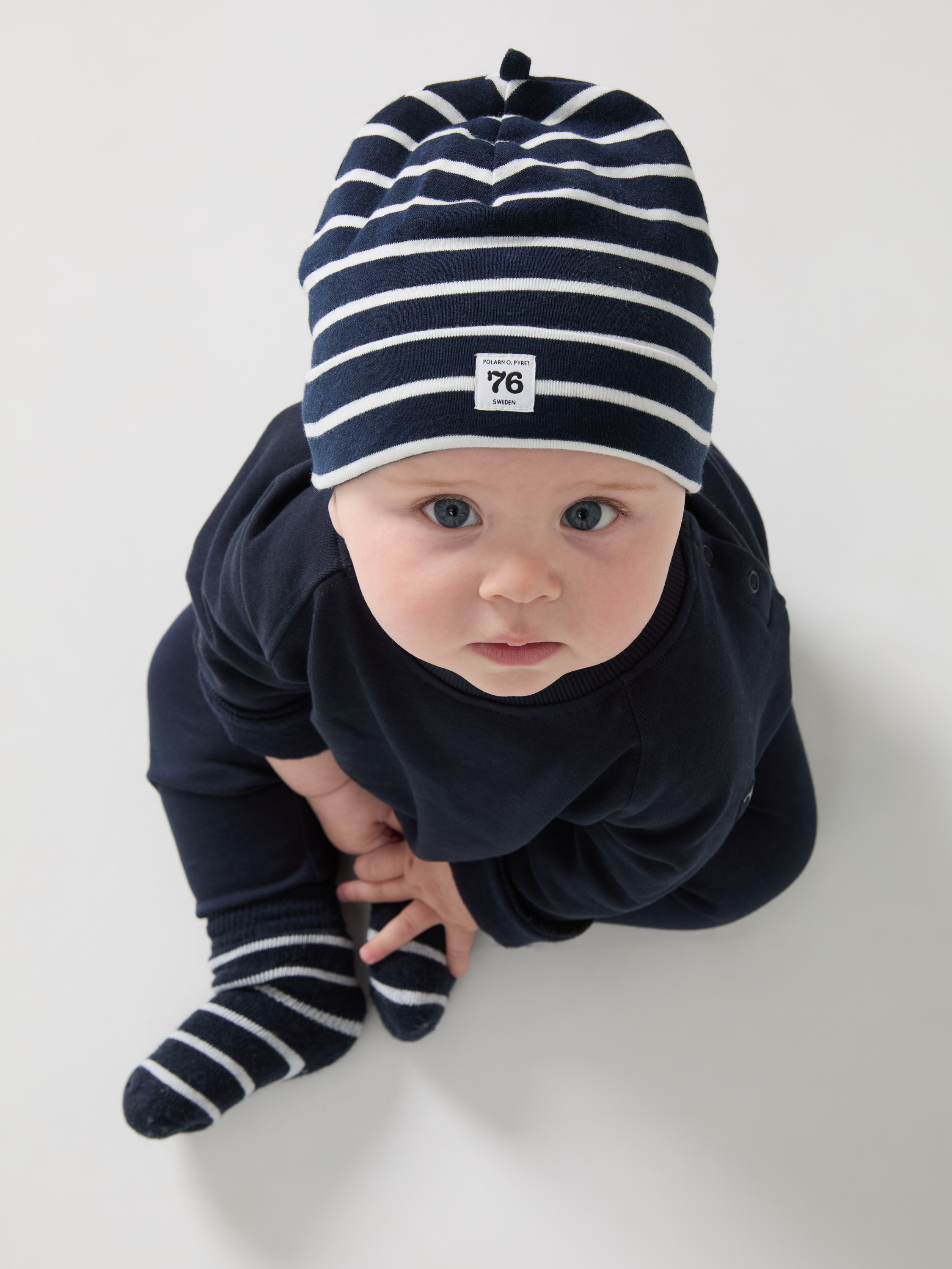 Mössa randig | barnklader - kollektioner - varvinter - accessoarer - mossor | BabyMode
