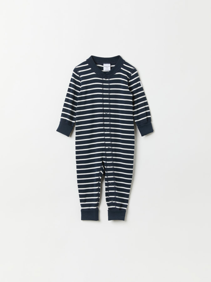 Pyjamasoverall randig