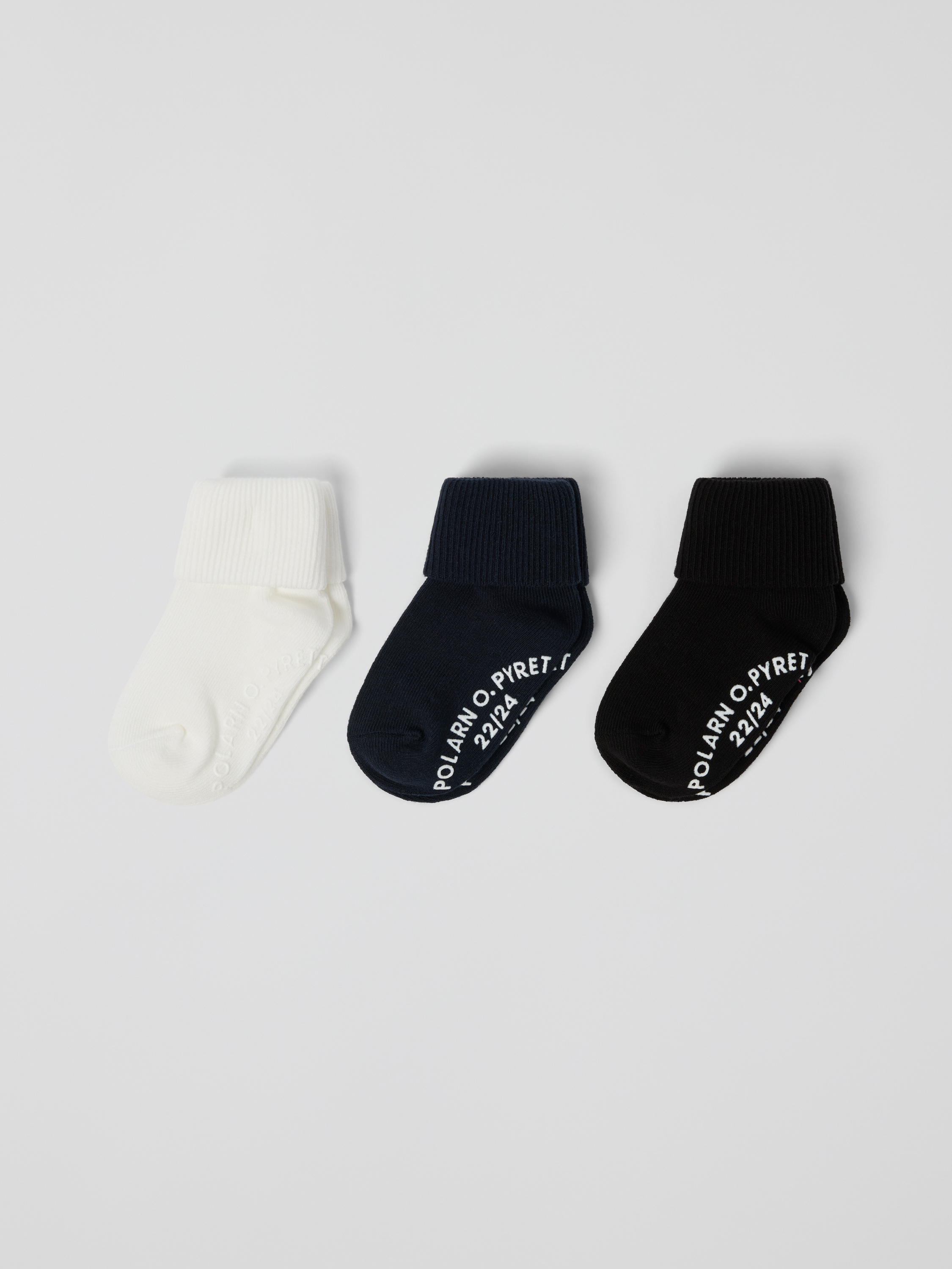 3-pack halkstrumpor - Mörk marinblå