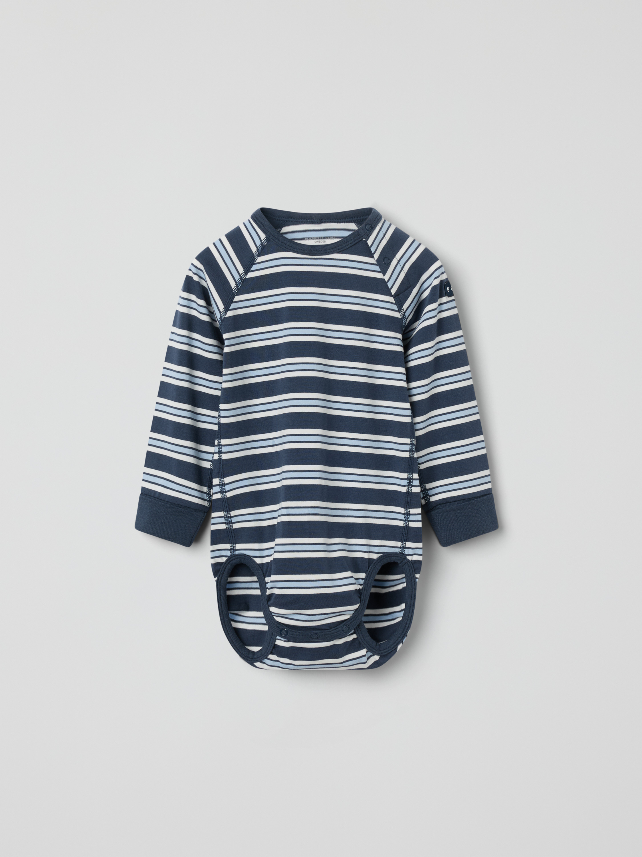 Förlängningsbar body randig | barnklader - klader - bodys | BabyMode