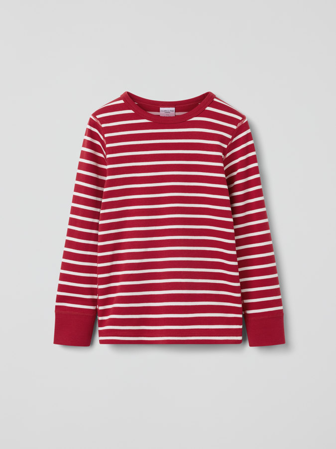 Långärmad t-shirt randig