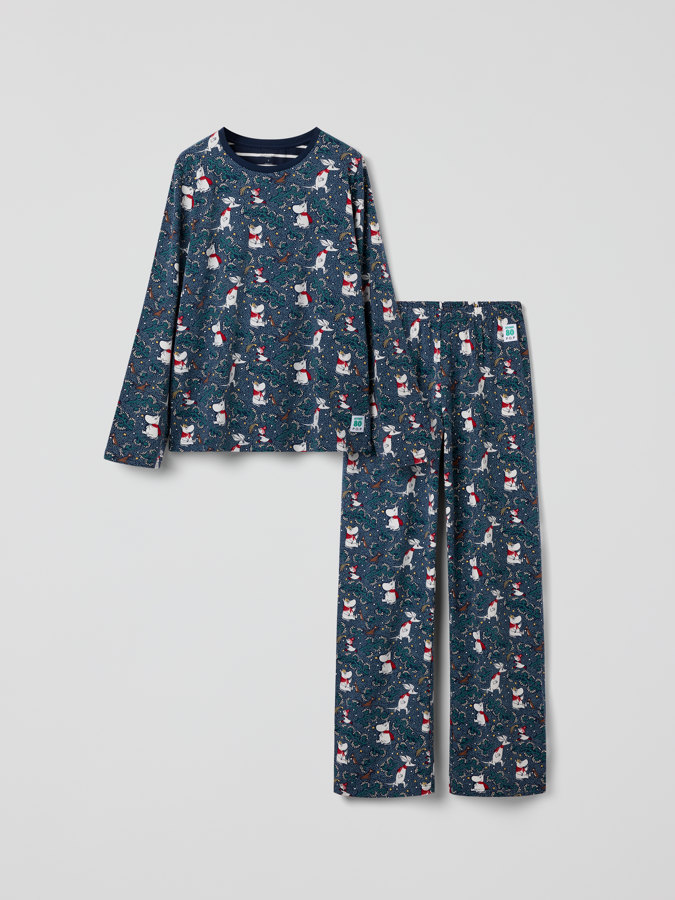 Tvådelad vuxen pyjamas Mumin