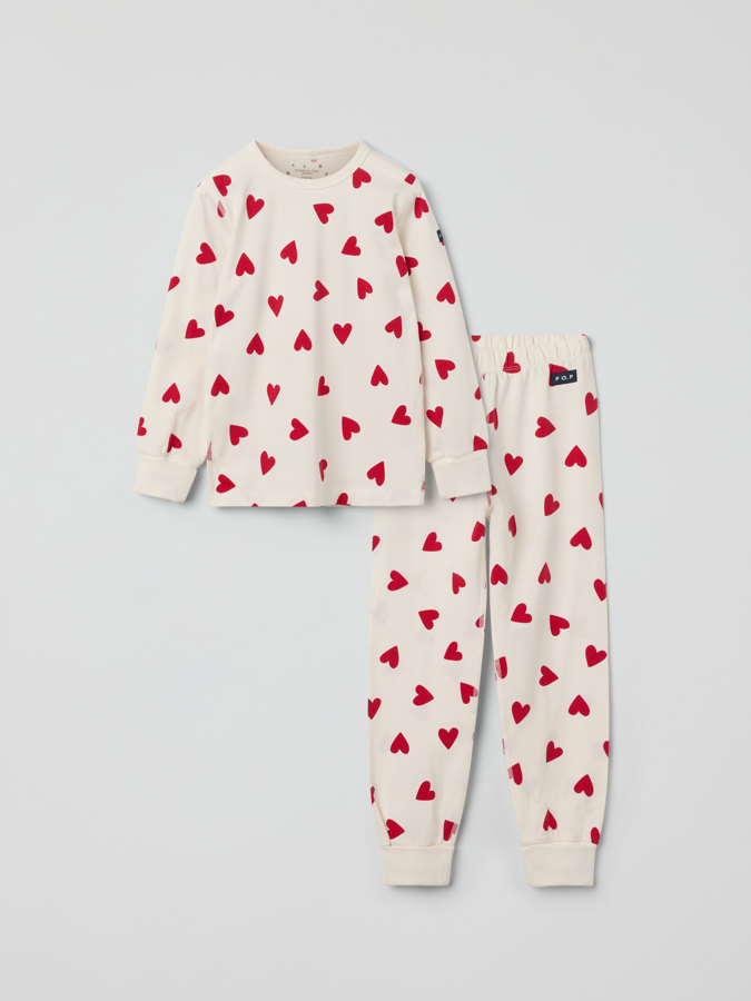 Pyjamas hjärtan