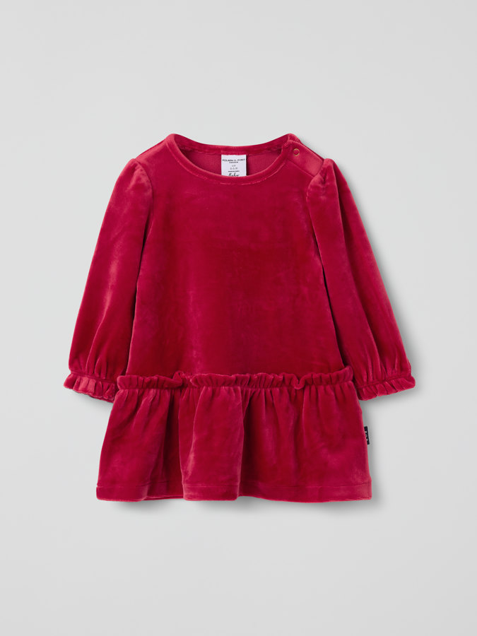 Klänning velour