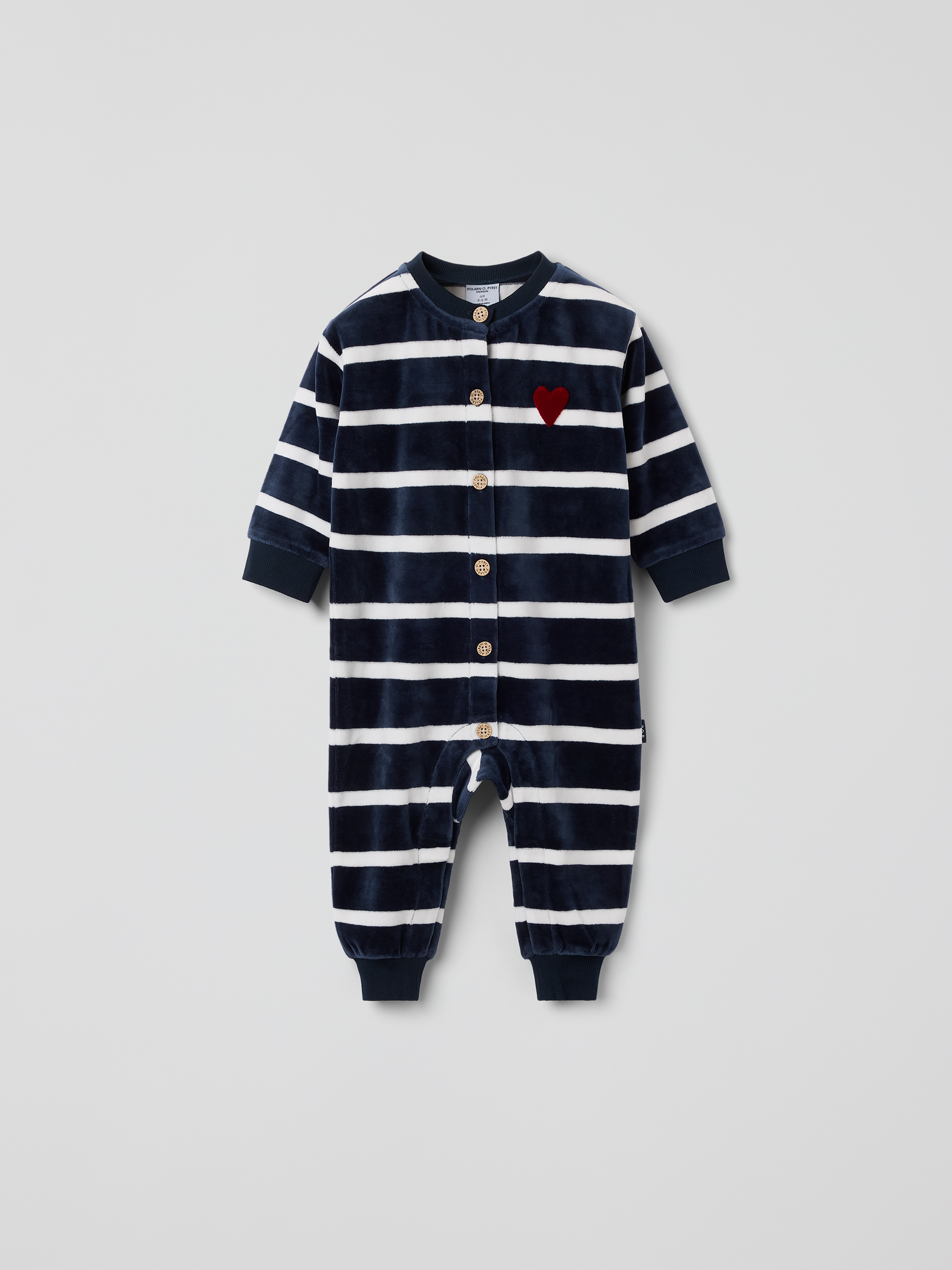 Velouroverall randig | barnklader - klader - sparkdrakt-overall | BabyMode